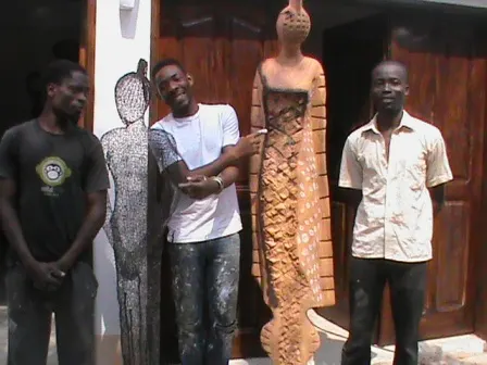 Trois artistes pour un vernissage
