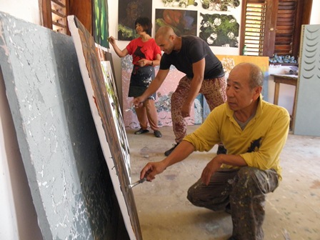 LE CENTRE ARTS ET CULTURES :Trois nouveaux artistes plasticiens contemporains  en résidence de création.