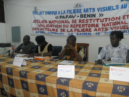 Validation du répertoire des acteurs de la filière arts visuels